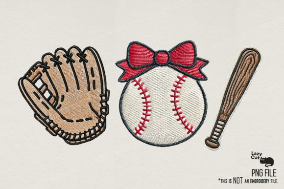 Baseball Minimal Embroidery PNG Clipart Review for Seasonal Use