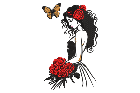 Bride Embroidery Design: A Charming Addition to Personalized Gifts