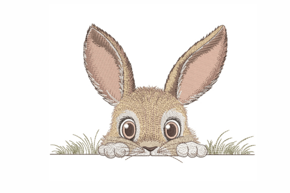 Bunny Machine Embroidery: A Springtime Delight