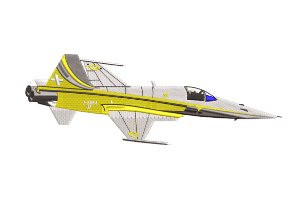 Fighter Jet Embroidery Design Review for Personalized Gifts