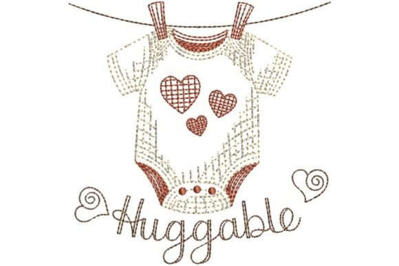 Huggable Baby Onesie Embroidery Design Review