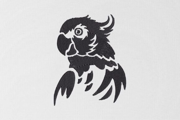 Parrot Embroidery Design Review for Etsy and Small Shop Products
