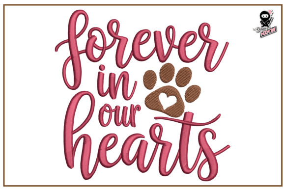 Pet Memorial Embroidery for Seasonal Sentiment