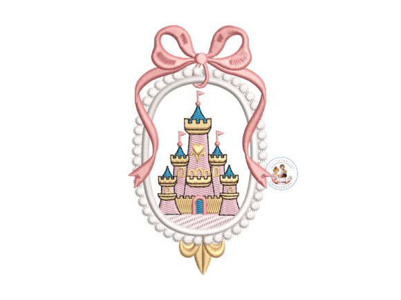 Princess Castle Frame Embroidery Design Review for Craft Fairs