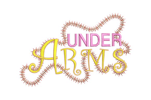 Underarm Embroidery Design for Kids’ Sweatshirts